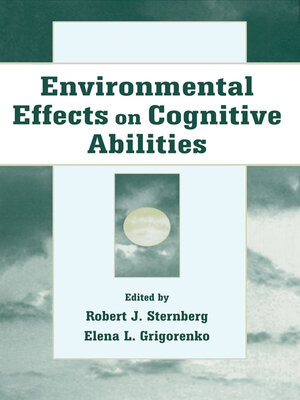 cover image of Environmental Effects on Cognitive Abilities